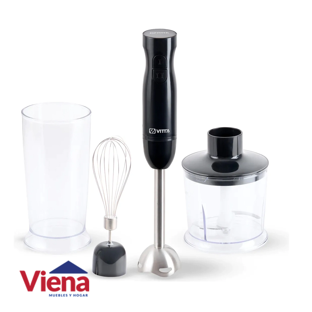 Licuadora De Mano Vitta Lic BL1000HB01-VIT 3 EN 1 Black