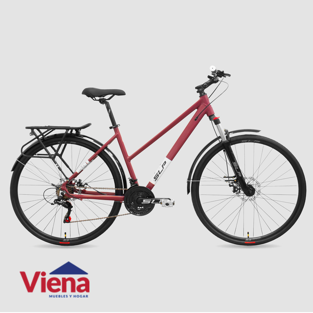 Bicicleta Peretti 17595 R.28 SLP Touring Dama Bordon Negra Gris