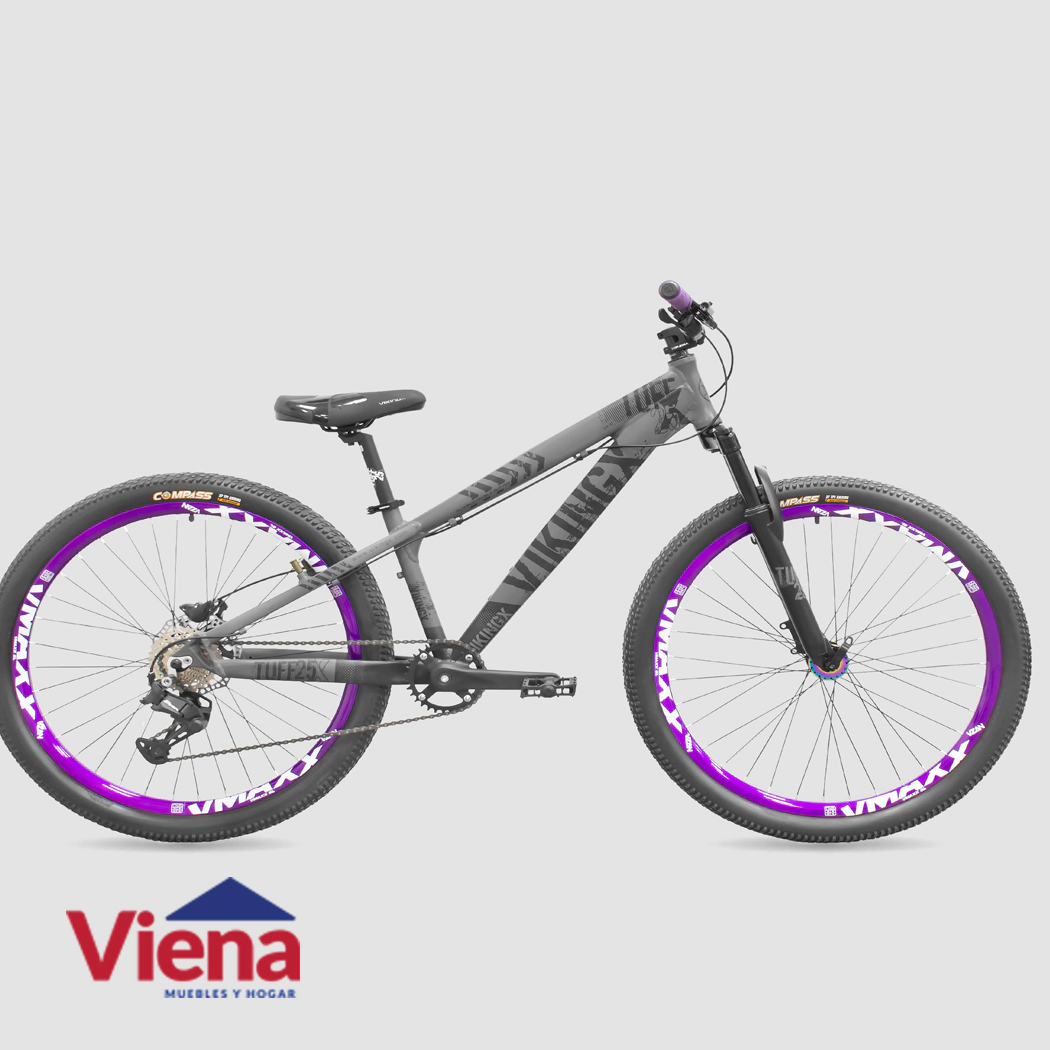 Bicicleta Peretti 188859 R.26 Aluminio Vikingx Jump 8v Gris Blanco Azul 